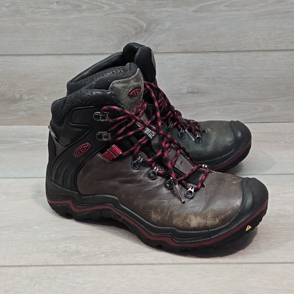 Keen Womens Liberty Ridge High Top Leather Waterproof Sneakers shoes sz 8.5